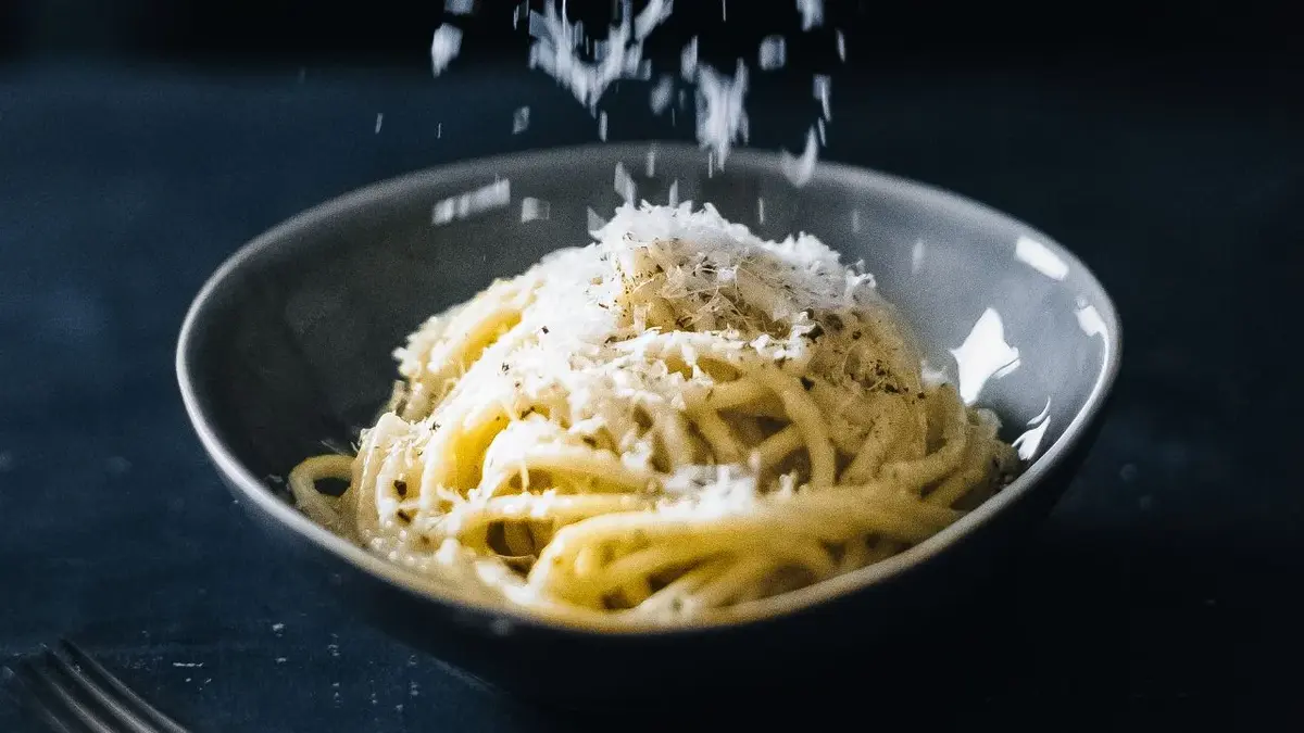 Cacio e pepe makaron