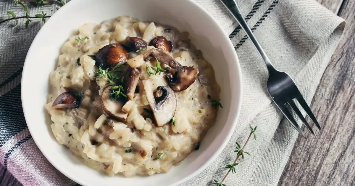 Główne zdjęcie - Pomysł na lunchbox: aksamitne risotto z brązowymi pieczarkami